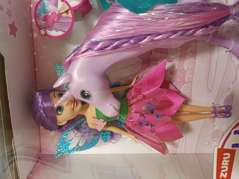 Комплект кукла с единорог