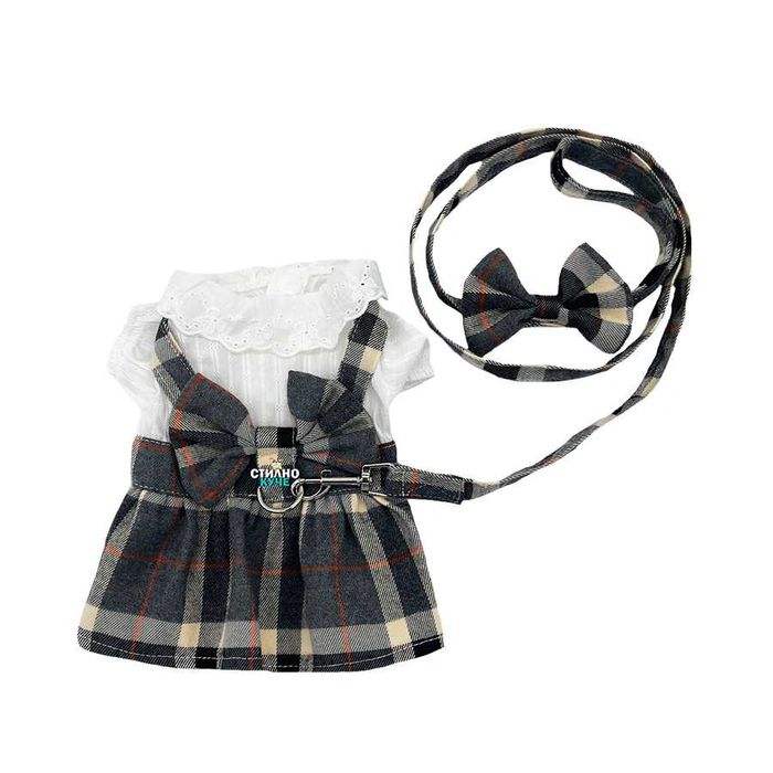 Рокля за куче с повод Рокли за кучета Кучешка рокля Кучешки рокли