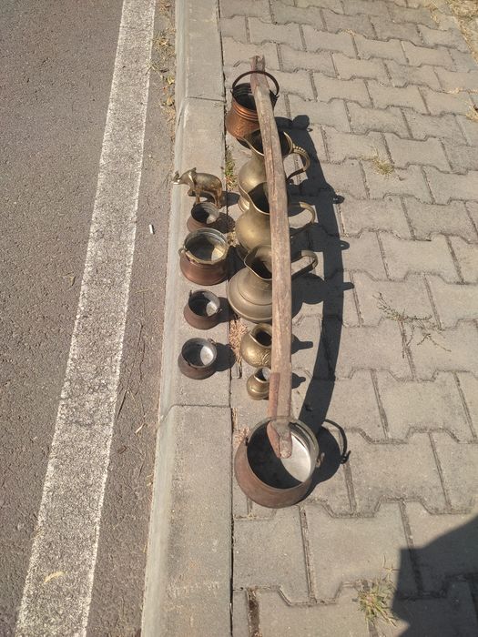 менчета с кобилица стари калайдисани