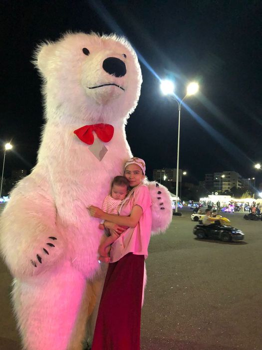 Белый.  Мишка продается срочно