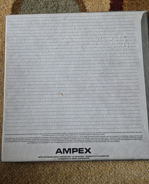 Banda Ampex 456 noua, sigilata.