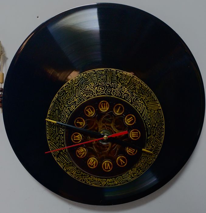 Ceas de perete steampunk, hand made and
