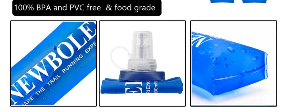 Мека бутилка за вода | 250ml и 500ml | Удобна и сгъваема