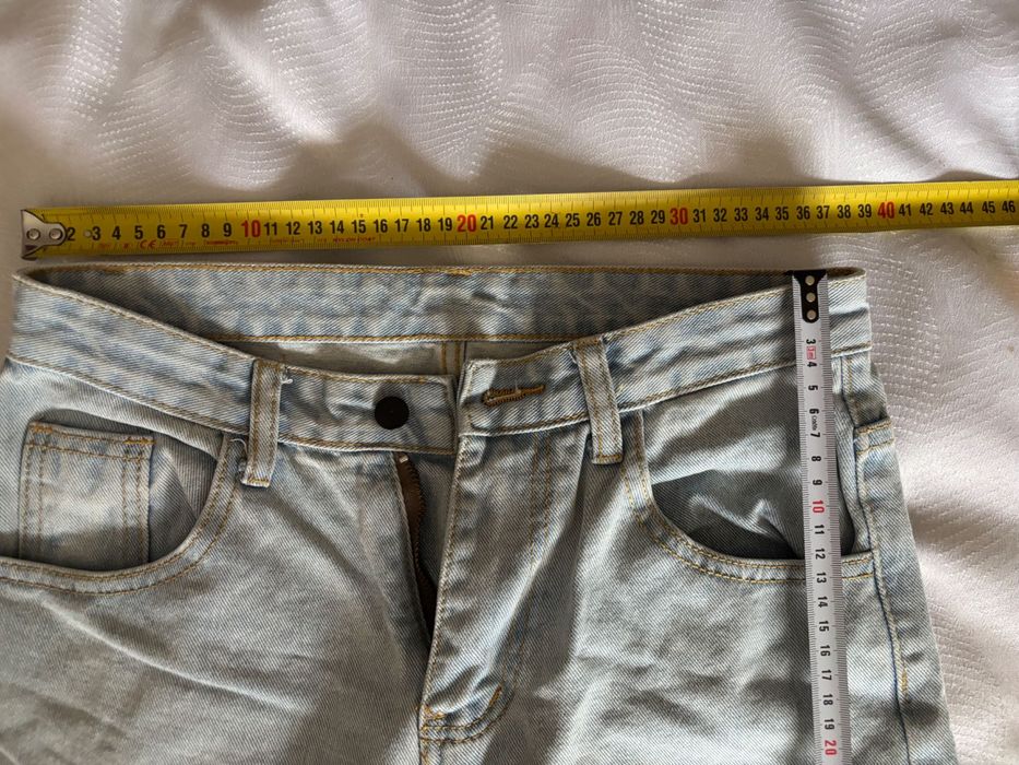 Дамски дънки/джинси, wide leg, Schein, размер 36, светло сини