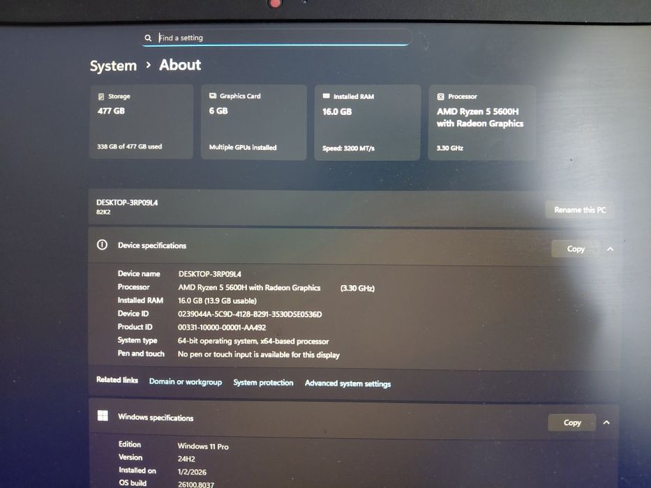 Lenovo ideapad gaming 3