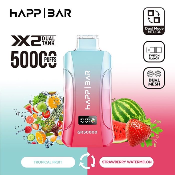 Vape Happ Bar 50k puffs 2 arome interschimbabile