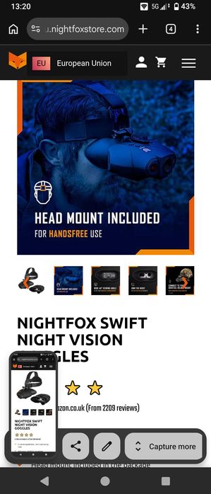 Нощно виждане Night fox Swift