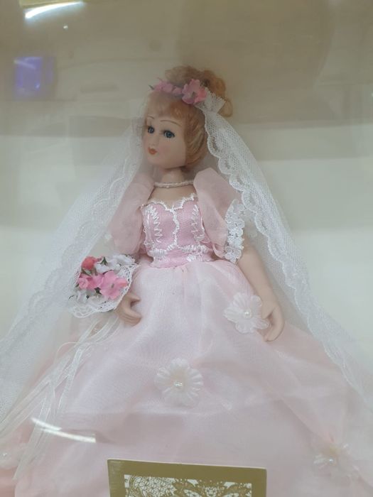 Кукла  невеста керамика