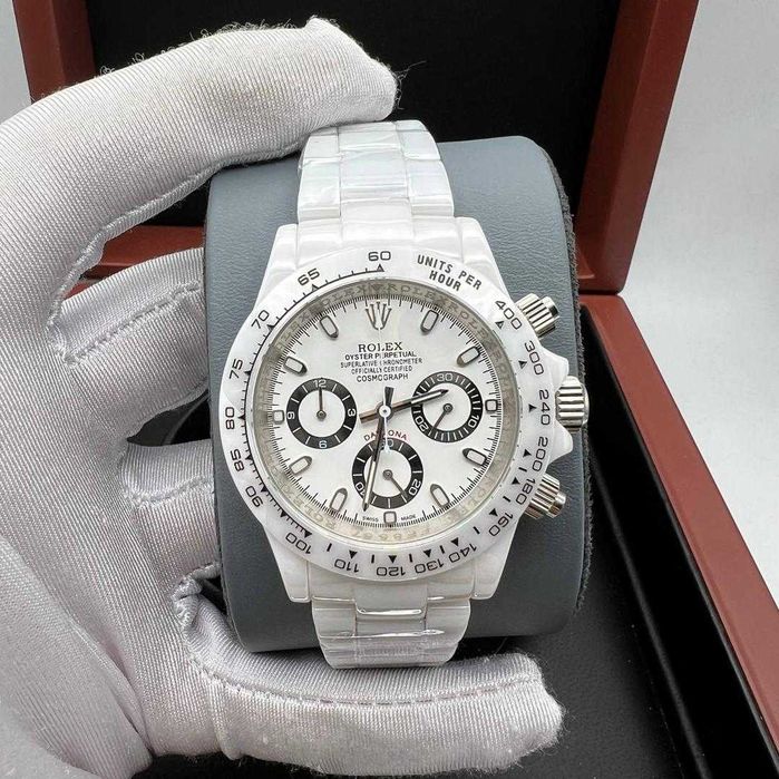 Кварцов мъжки часовник Rolex Daytona Panda Ceramics