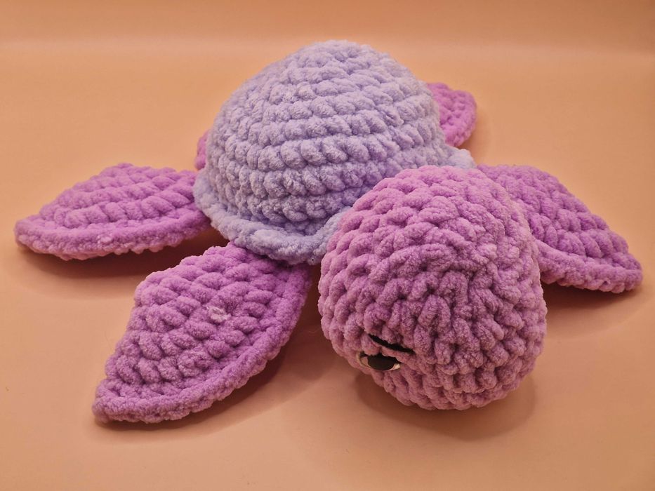 Țestoasă Handmade Croșetată – Culori Deosebite, 24cm