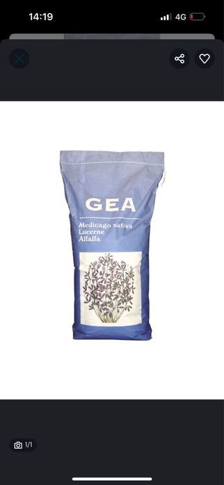 Продаем Люцерна магнитная семена Джеа.