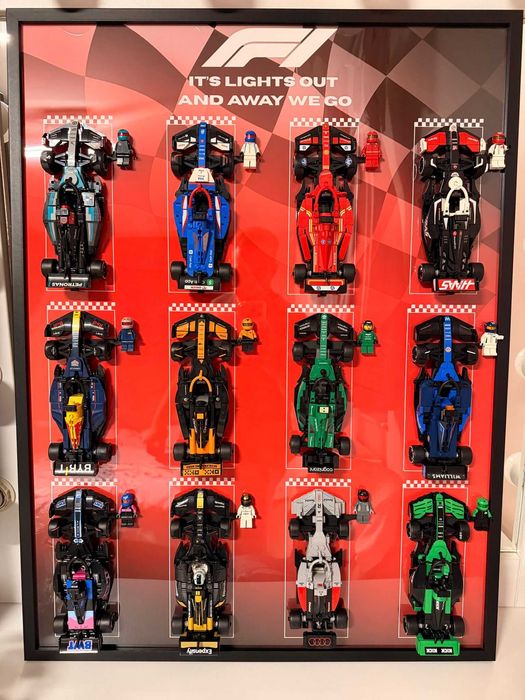 Suport de Perete LEGO F1 Speed Champions - Lights Out Red