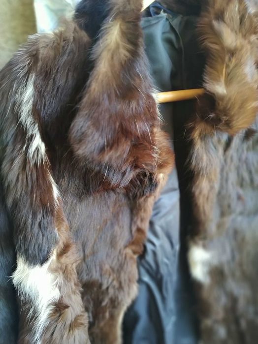 Палто естествен косъм