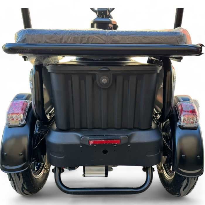 Триместна електрическа триколка С2+ 1500W, 5 батерии, 3 скорости