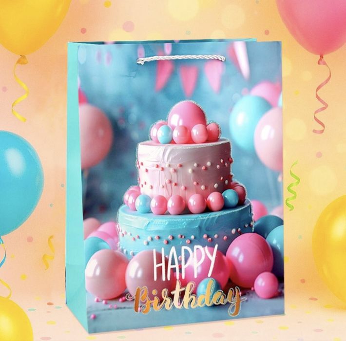 Подарочные пакеты, в розницу и оптом.