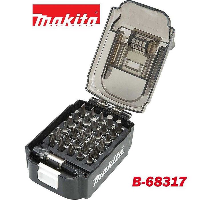 Makita Комплект накрайници битове с магнитен държач 31 части Макита