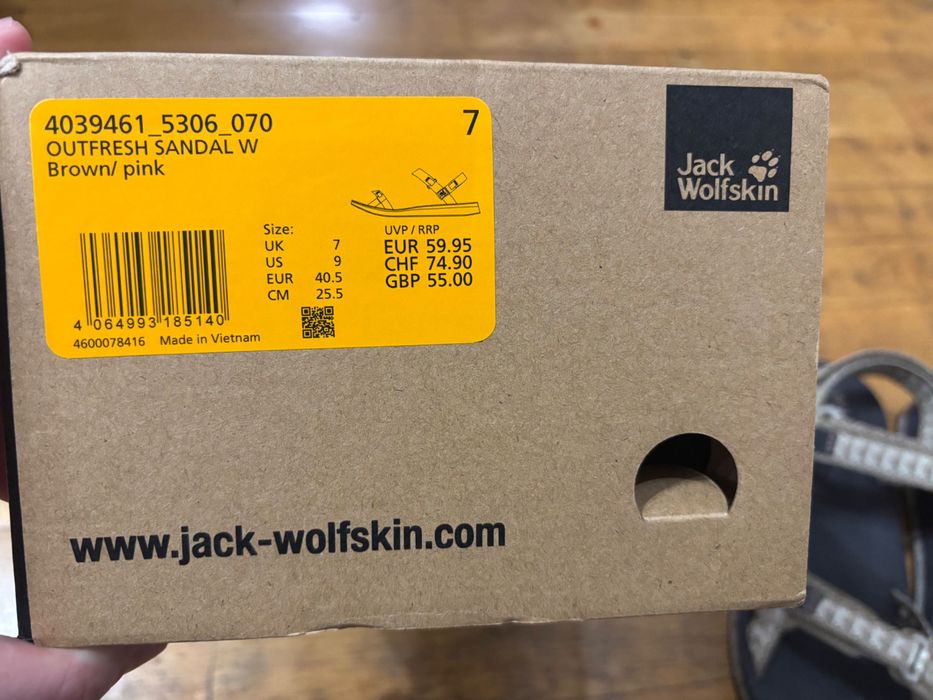 Jack Wolfskin Outfresh сандали дамски номер 40.5