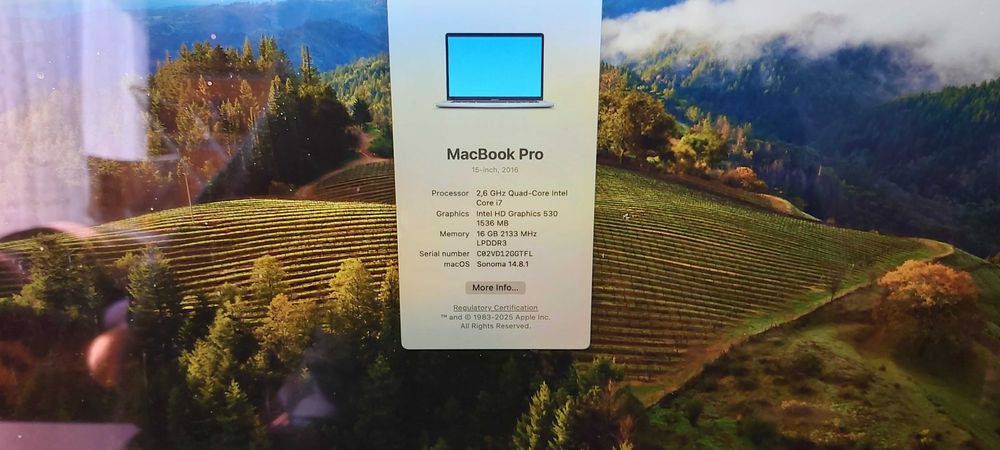 Apple Macbook Pro A1707