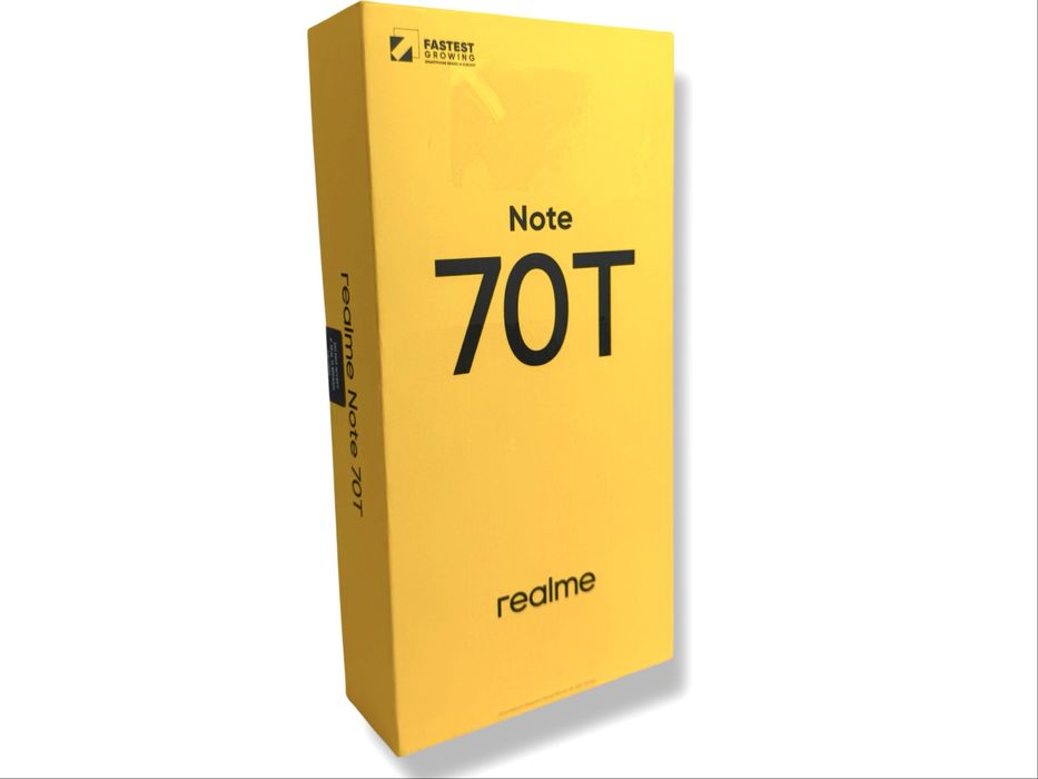 НОВ! Realme Note 70T 64GB 4RAM Black Гаранция!
