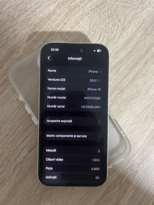 Disponibil iphone 16