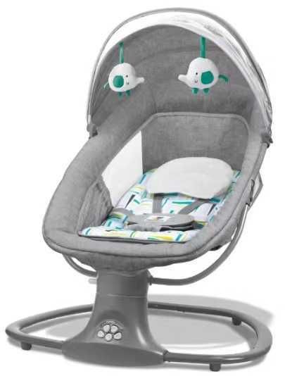 Детская люлька, новорождённых электрокачели с пультом, 3 в 1