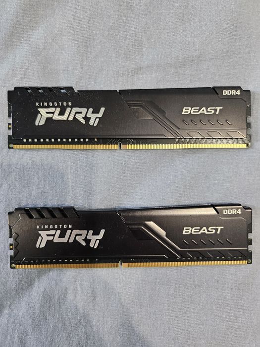 Kingston FURY Beast Black DDR4 16GB (2x8) CL16 2666Mt