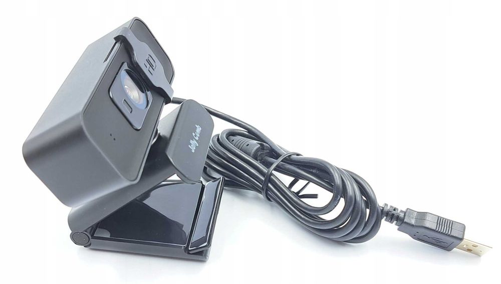 Jelly Comb уеб камера Full HD 1080P за видео разговори, сребърно черна