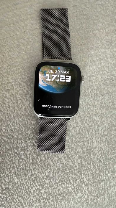 Часы Apple Watch 6 (44 mm, Silver, оригинальный)