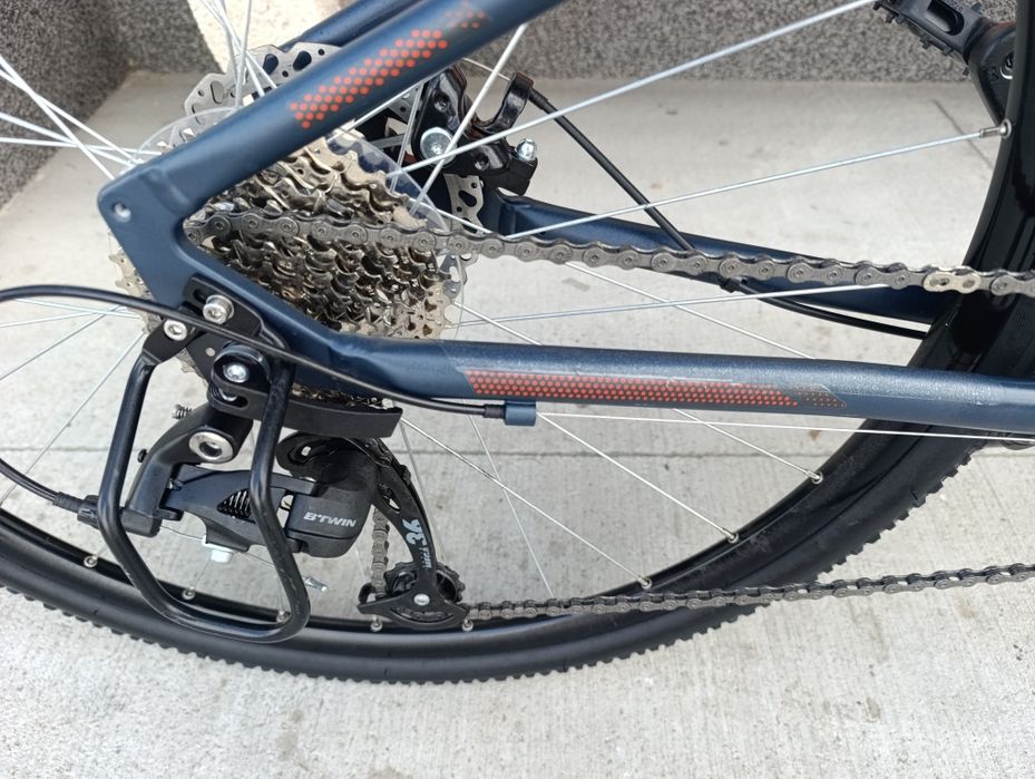 Трекинг велосипед Riverside 700, сиво/зелено 28/XL,L