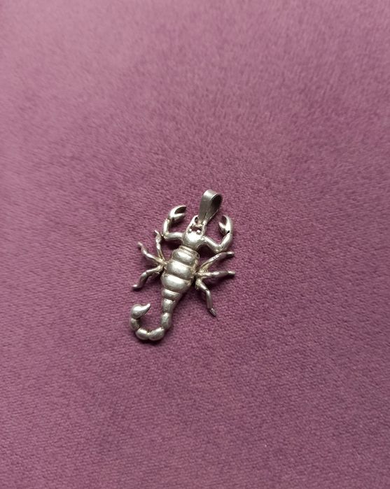 Подвеска скорпион, серебро