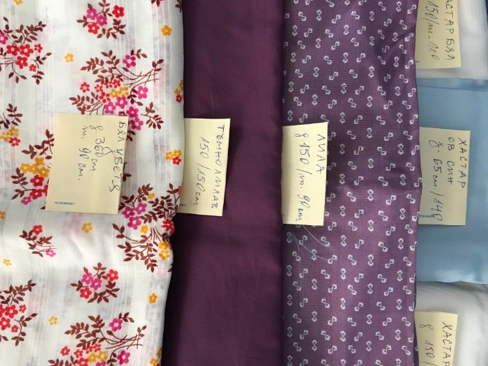 Летни, памучни, вълнени платове - прибавени нови