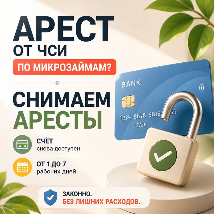 Снятие арестов от мфо