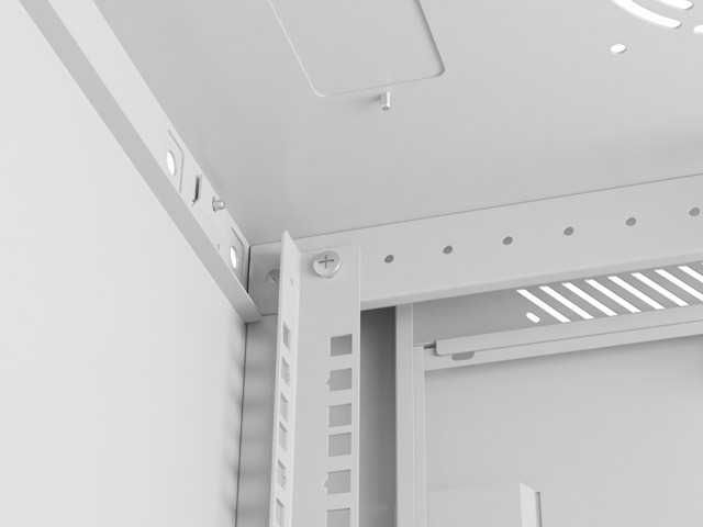 Rack 19" Lanberg 4U 600X450 Gri , Usa Metalica Perforata (Pachet Plat)