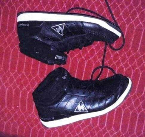 Ghete Bascheti /Adidasi originali LE COQ SPORTIF, piele natural imblan