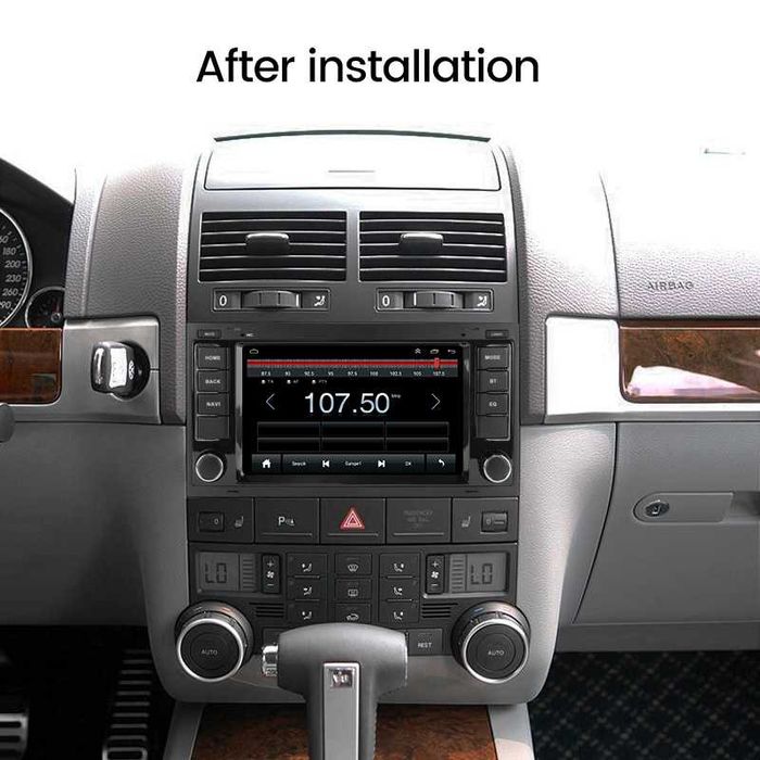 Navigatie Android 14 VW Touareg T5 2003-2010 1/8 Gb CarPlay + CAMERA