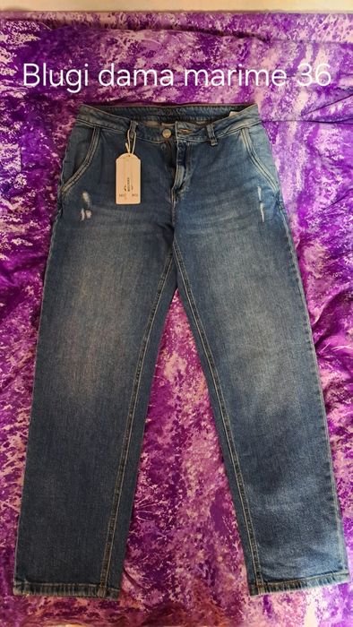 Blugi dama marimea M/L aproape noi