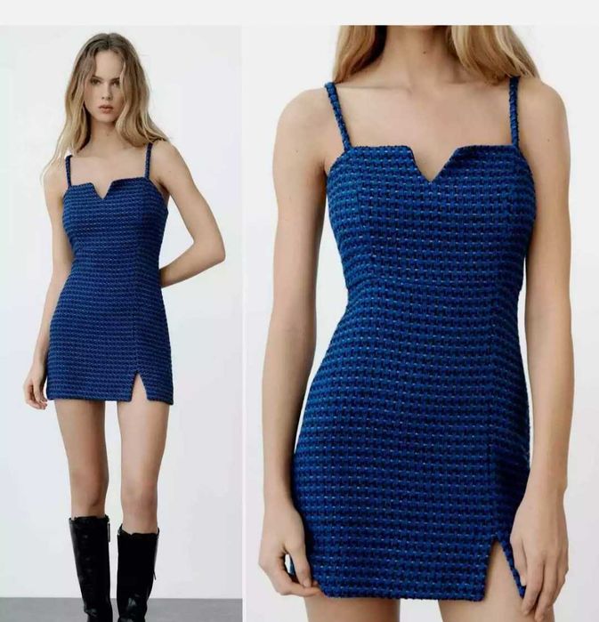 Рокля Zara Букле