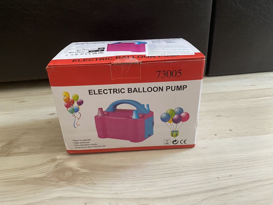 Кръгла метална арка за декорация и помпа за балони