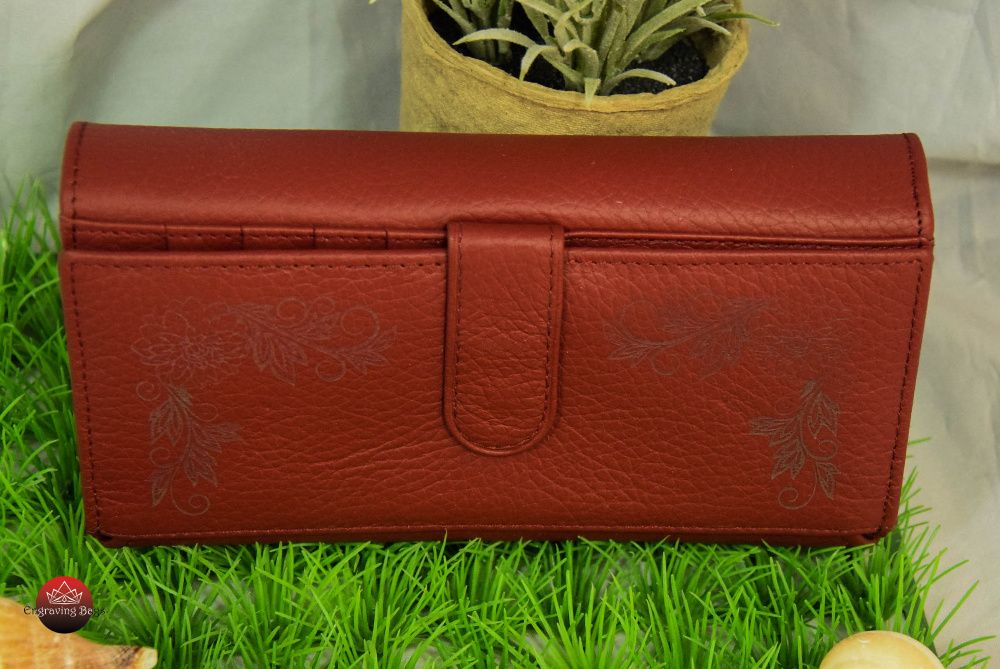 Персонализирано дамско портмоне от италианска ЕСТЕСТВЕНА КОЖА