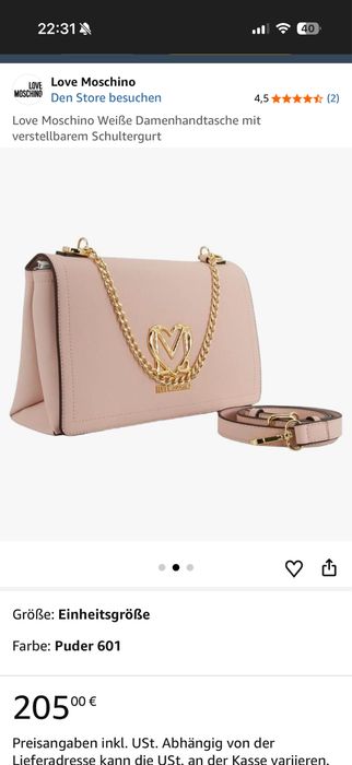 Оригинална чанта Moschino