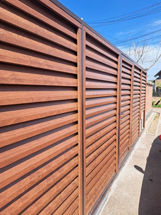 Gard metalic jaluzea | Suruburi ascunse | Buzau | Model 2026 |