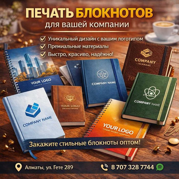 Печать блокнотов на заказ