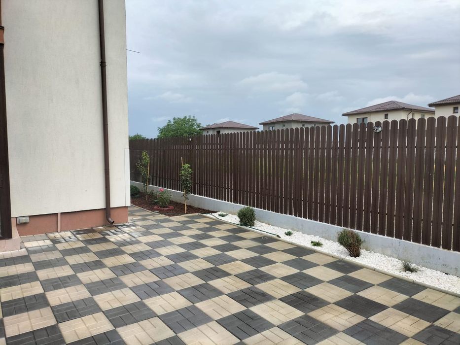 Pavaje Pavele Cod 017 zone rezidențiale Montaj Transport borduri dale