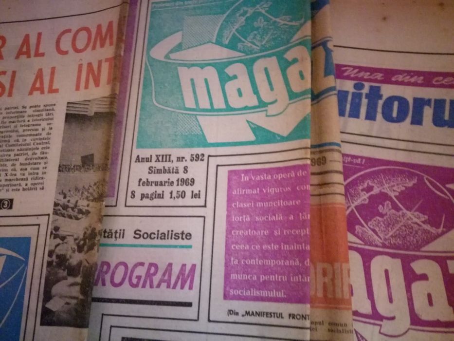 Carte și vedere Nadia Comăneci - Lot reviste Tehnium anii "73-"87 și