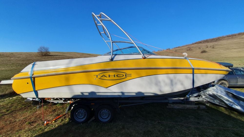 Vand barca Tahie 234, motor diesel + trailer