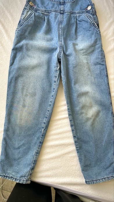 Джинсовый комбинезон