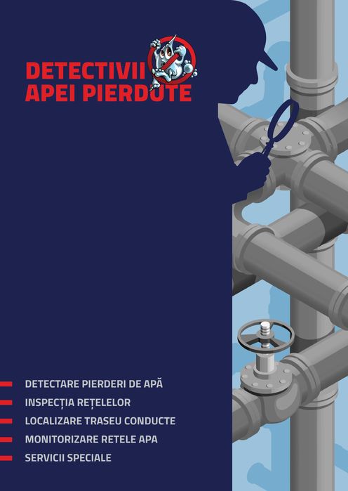 Identificare pierderi de apa, localizare scurgeri ascunse