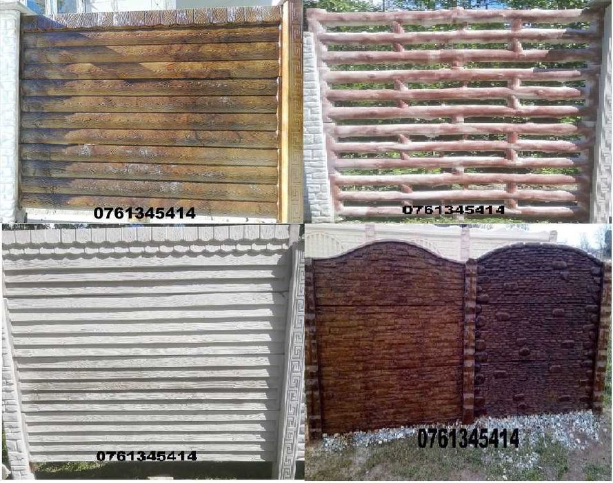 Gard beton, Boltari, Capace rigole rutiere, Bolduri rutiere