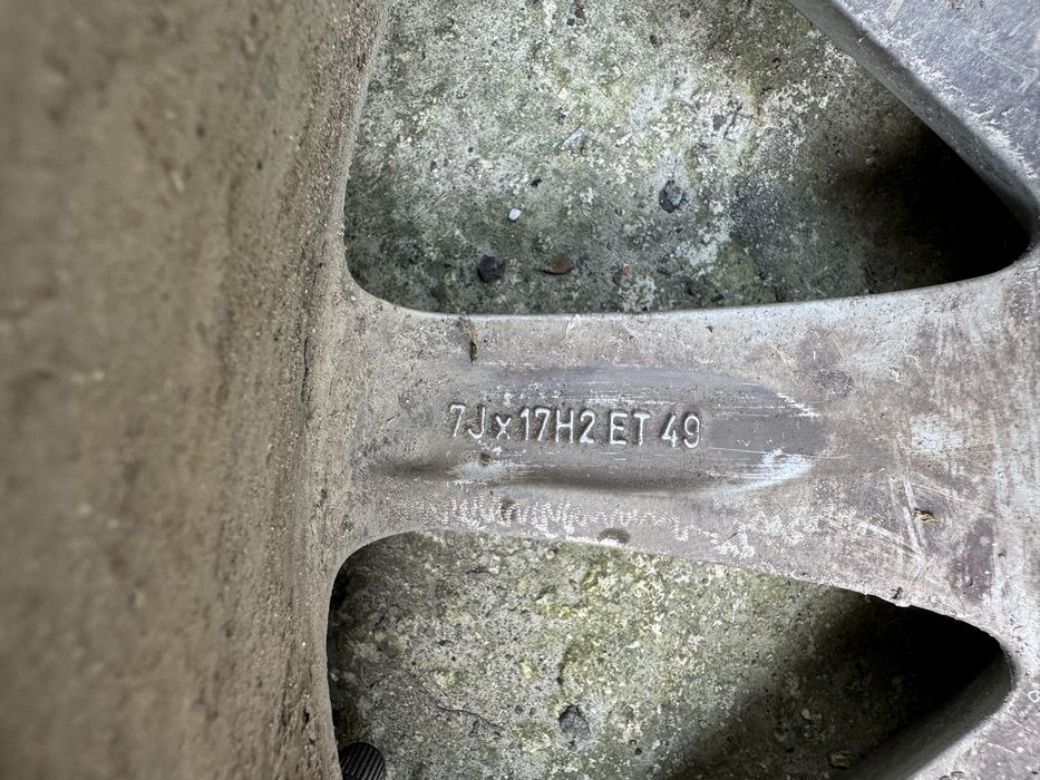 4 бр оригинални джанти 5х112  Mercedes 17ки с гуми подарък 215/45/17