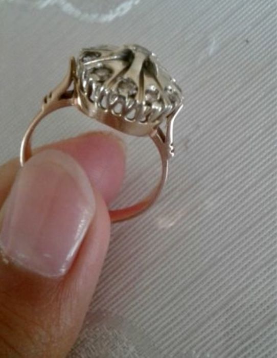 Кольцо с бриллиантами